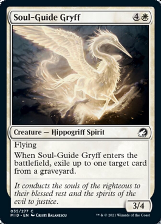 Soul-Guide Gryff [Innistrad: Midnight Hunt] | Dragon's Lair Comics and Fantasy Houston TX