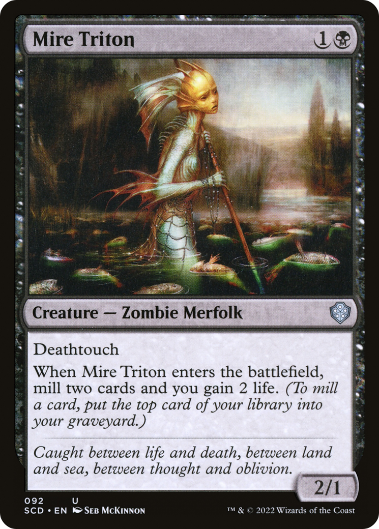 Mire Triton [Starter Commander Decks] | Dragon's Lair Comics and Fantasy Houston TX