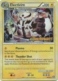 Electivire (20/102) (Staff Prerelease Promo) [HeartGold & SoulSilver: Black Star Promos] | Dragon's Lair Comics and Fantasy Houston TX