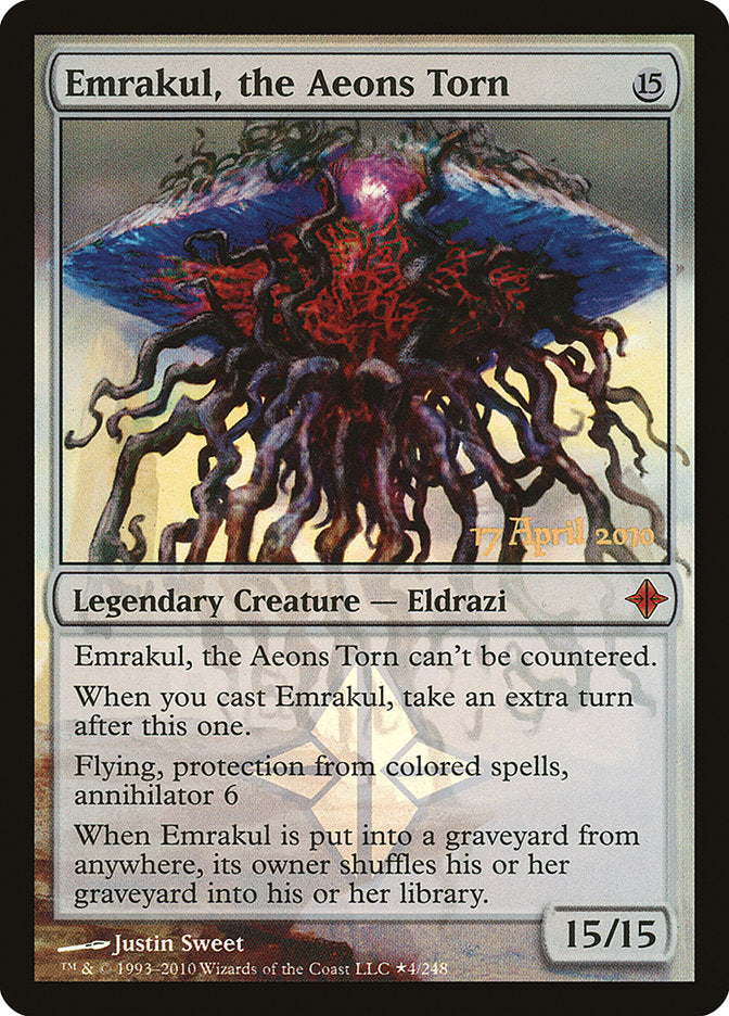 Emrakul, the Aeons Torn [Rise of the Eldrazi Prerelease Promos] | Dragon's Lair Comics and Fantasy Houston TX