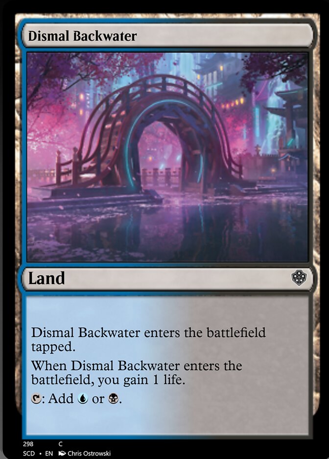 Dismal Backwater [Starter Commander Decks] | Dragon's Lair Comics and Fantasy Houston TX