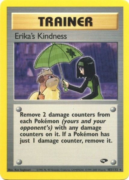 Erika's Kindness (103/132) [Gym Challenge Unlimited] | Dragon's Lair Comics and Fantasy Houston TX