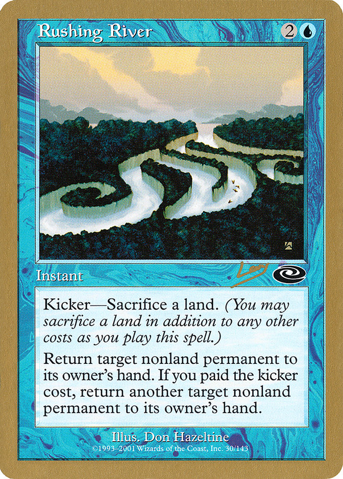 Rushing River (Raphael Levy) [World Championship Decks 2002] | Dragon's Lair Comics and Fantasy Houston TX