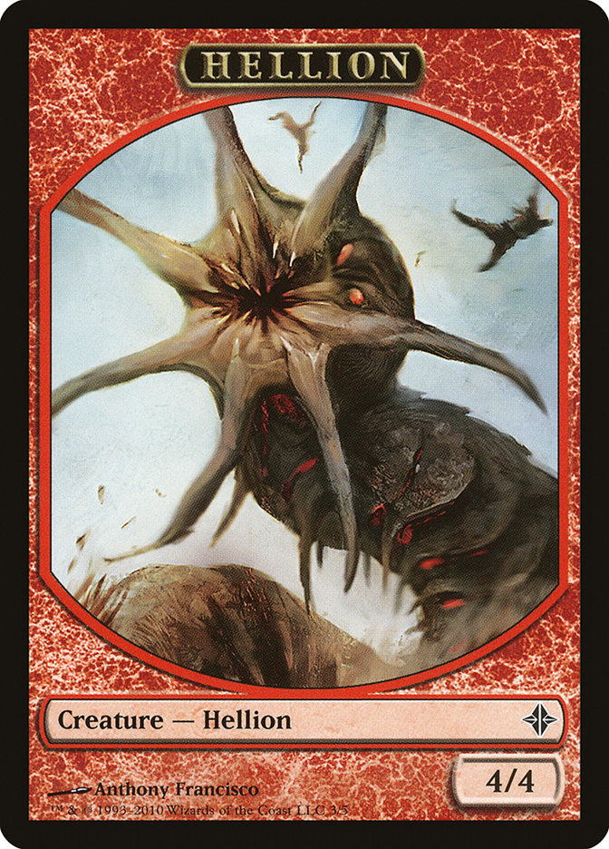 Hellion Token [Rise of the Eldrazi Tokens] | Dragon's Lair Comics and Fantasy Houston TX