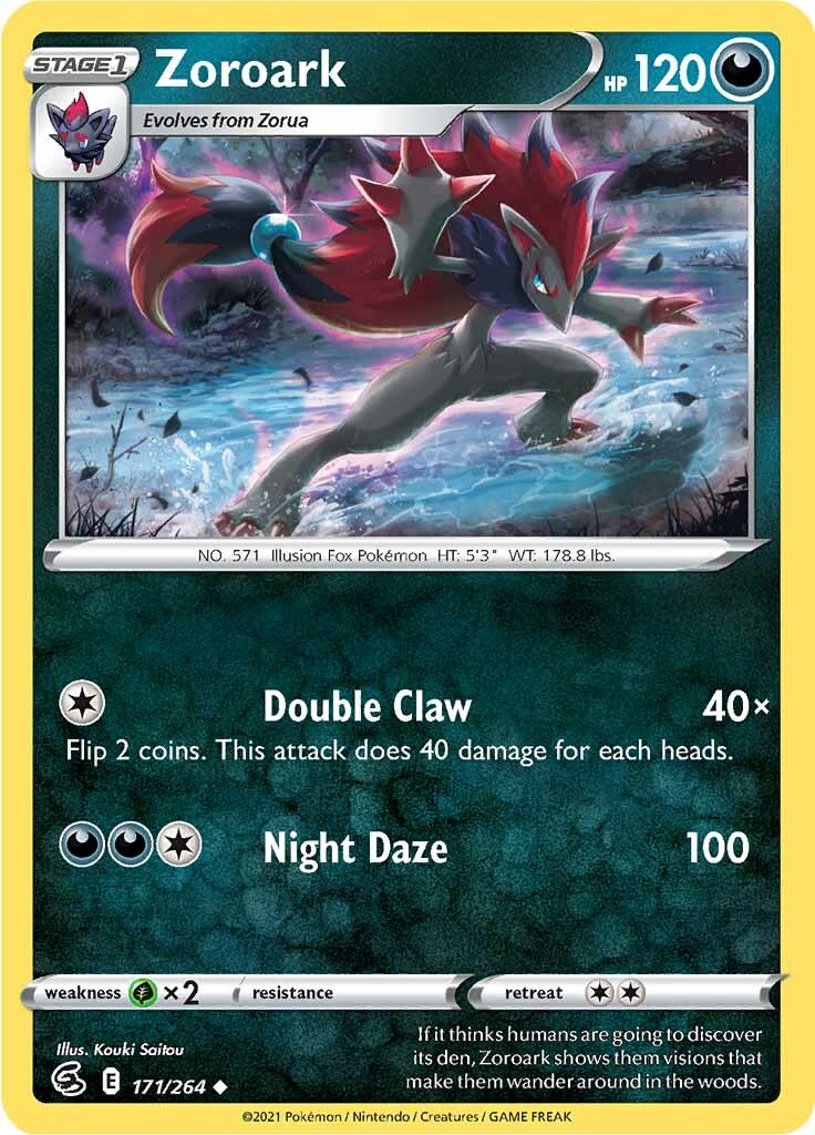 Zoroark (171/264) [Sword & Shield: Fusion Strike] | Dragon's Lair Comics and Fantasy Houston TX