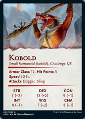 Kobold Art Card [Dungeons & Dragons: Adventures in the Forgotten Realms Art Series] | Dragon's Lair Comics and Fantasy Houston TX