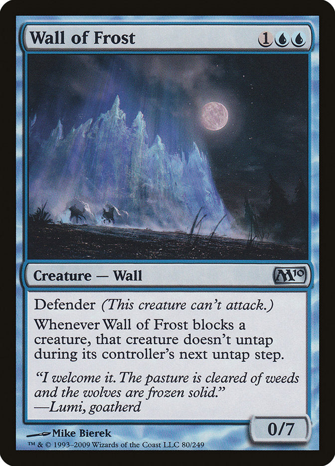 Wall of Frost [Magic 2010] | Dragon's Lair Comics and Fantasy Houston TX