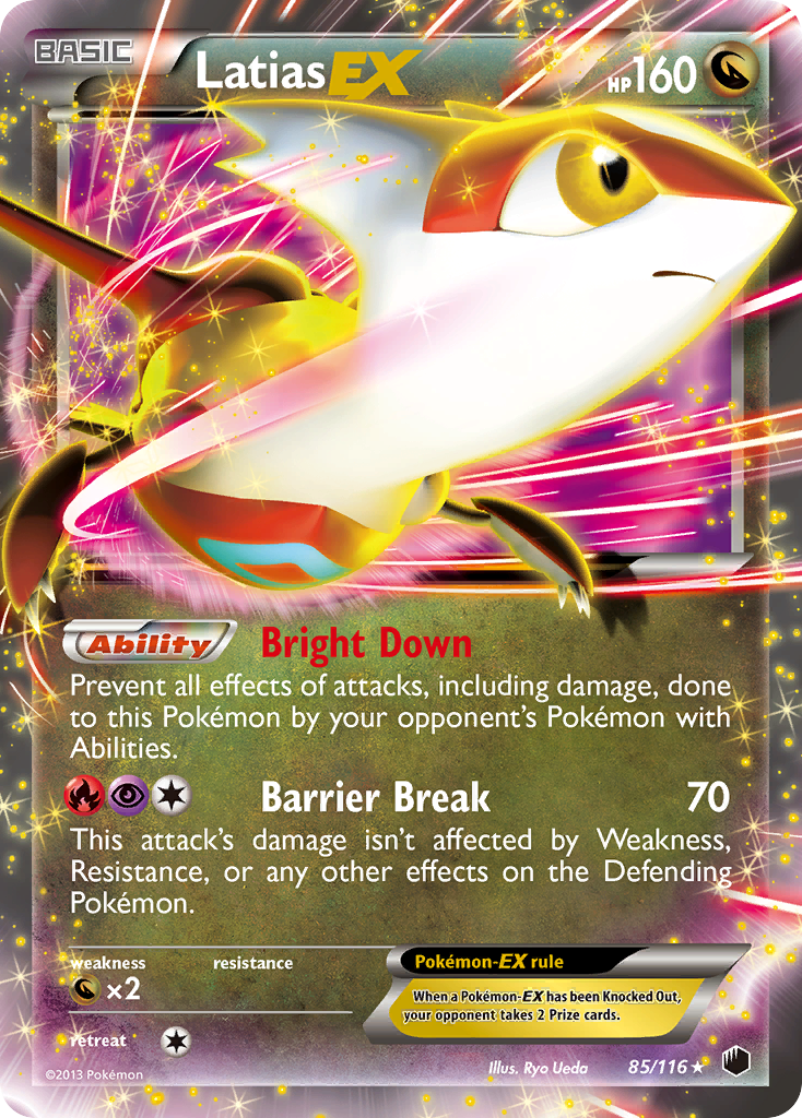 Latias EX (85/116) [Black & White: Plasma Freeze] | Dragon's Lair Comics and Fantasy Houston TX