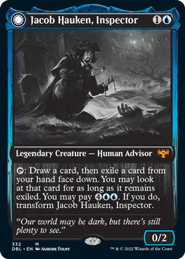 Jacob Hauken, Inspector // Hauken's Insight [Innistrad: Double Feature] | Dragon's Lair Comics and Fantasy Houston TX