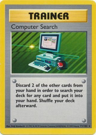 Computer Search (71/102) [Base Set Shadowless Unlimited] | Dragon's Lair Comics and Fantasy Houston TX