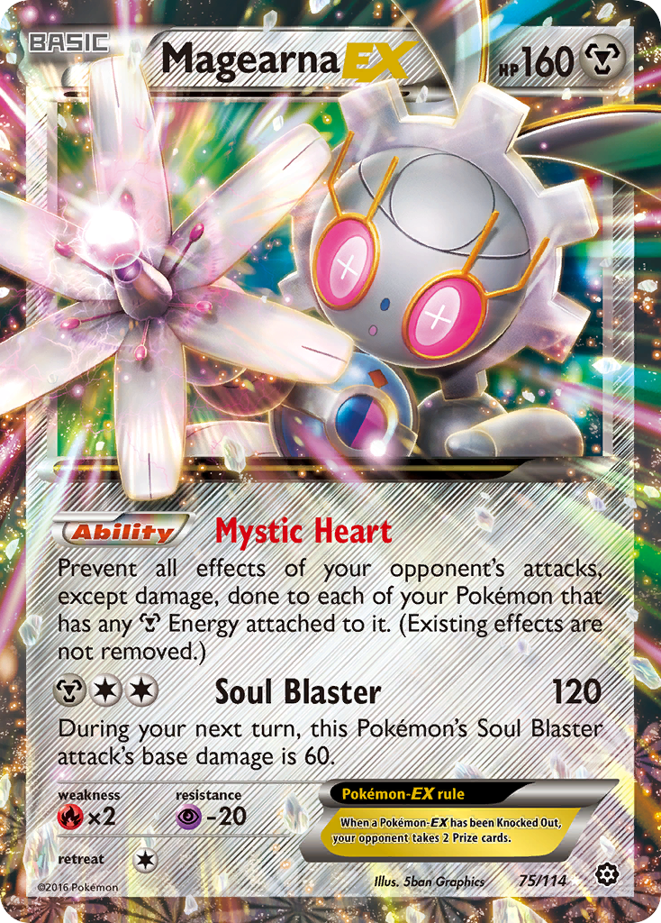 Magearna EX (75/114) [XY: Steam Siege] | Dragon's Lair Comics and Fantasy Houston TX