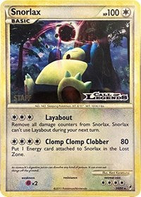 Snorlax (33/95) (Staff Prerelease Promo) [Nintendo: Black Star Promos] | Dragon's Lair Comics and Fantasy Houston TX