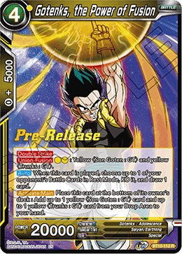 Gotenks, the Power of Fusion (BT10-112) [Rise of the Unison Warrior Prerelease Promos] | Dragon's Lair Comics and Fantasy Houston TX