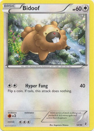 Bidoof (12/30) [XY: Trainer Kit 1 - Bisharp] | Dragon's Lair Comics and Fantasy Houston TX