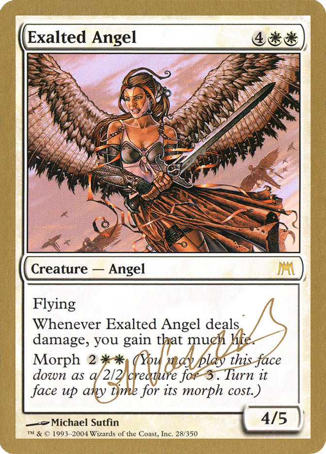 Exalted Angel (Gabriel Nassif) [World Championship Decks 2004] | Dragon's Lair Comics and Fantasy Houston TX