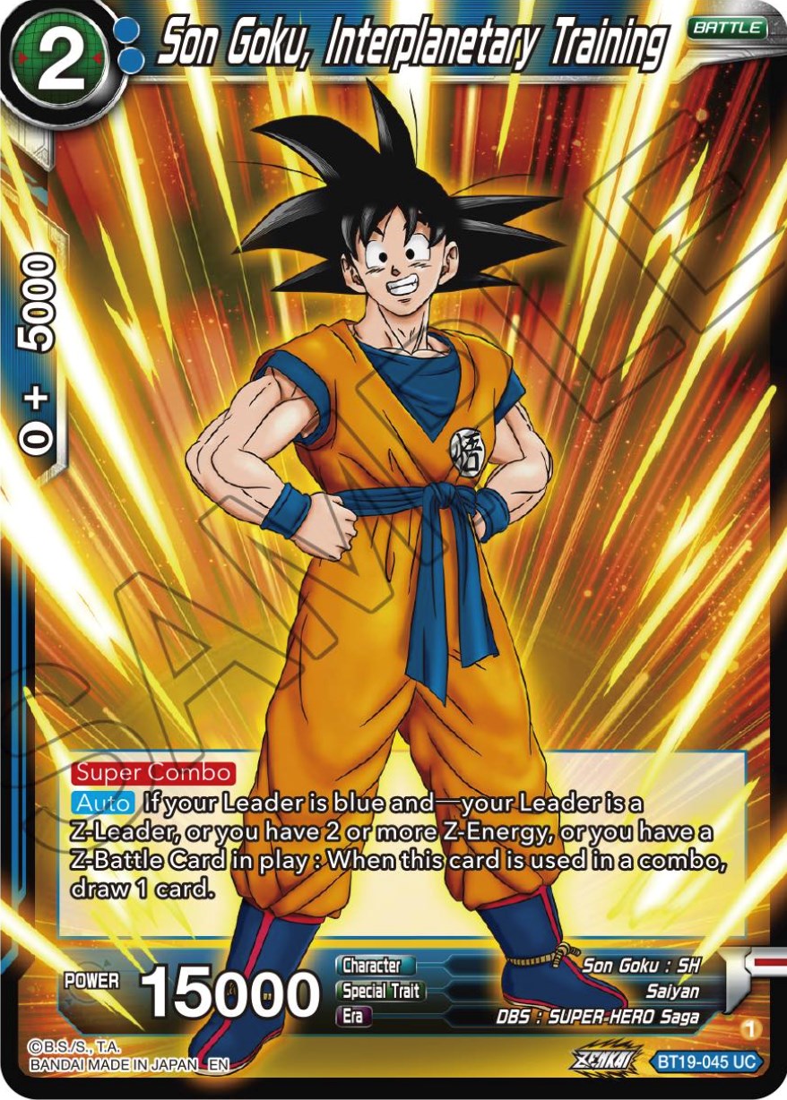 Son Goku, Interplanitary Training (BT19-045) [Fighter's Ambition] | Dragon's Lair Comics and Fantasy Houston TX