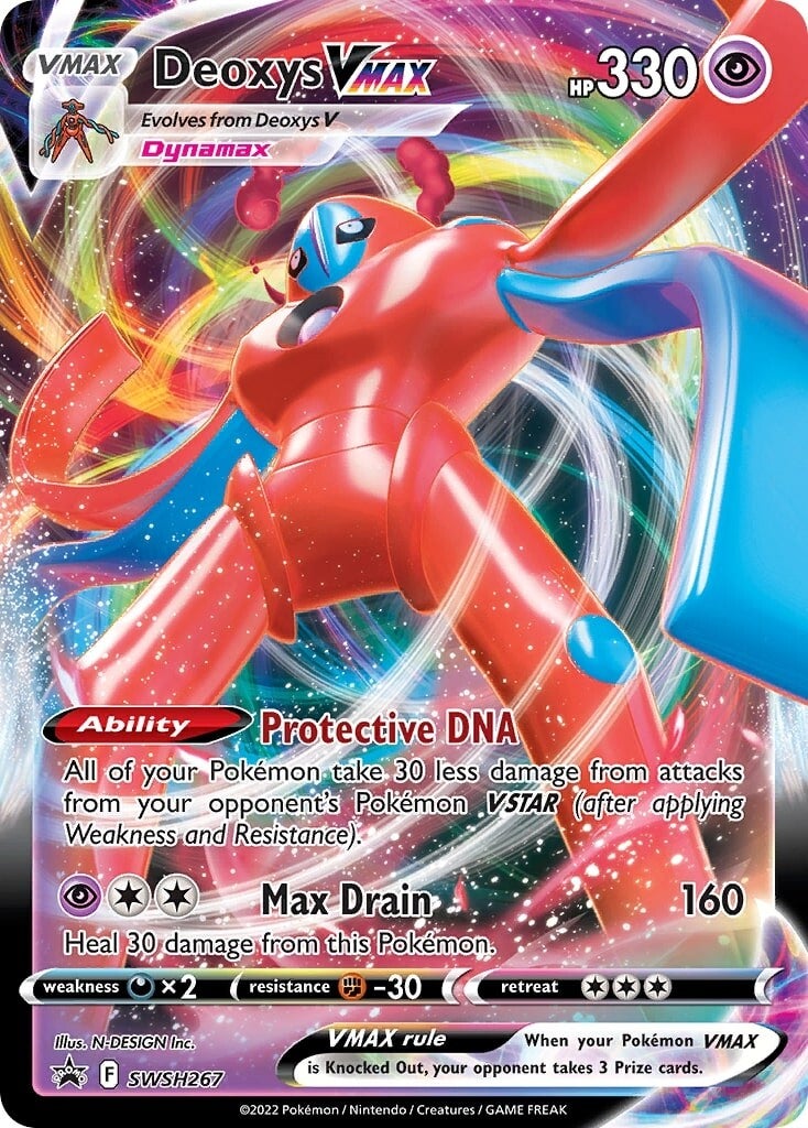 Deoxys VMAX (SWSH267) [Sword & Shield: Black Star Promos] | Dragon's Lair Comics and Fantasy Houston TX