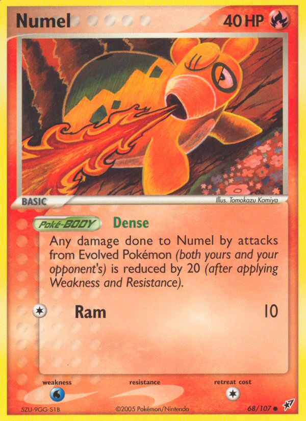 Numel (68/107) [EX: Deoxys] | Dragon's Lair Comics and Fantasy Houston TX