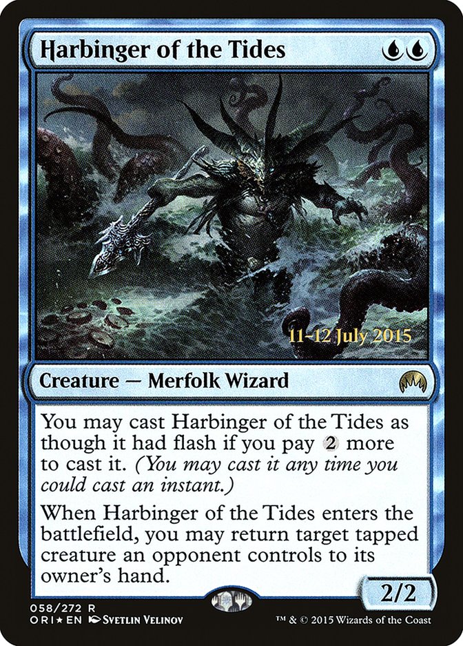 Harbinger of the Tides [Magic Origins Prerelease Promos] | Dragon's Lair Comics and Fantasy Houston TX