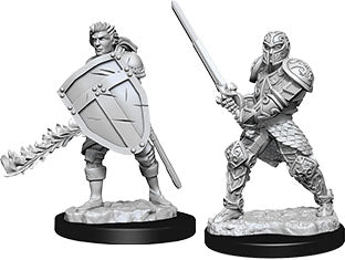 Wizkids Dungeons and Dragons Nolzur`s Marvelous Unpainted Miniatures: W8 Male Human Fighter | Dragon's Lair Comics and Fantasy Houston TX