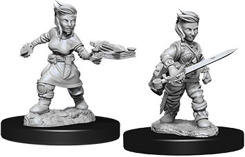 Wizkids Pathfinder Deep Cuts Unpainted Miniatures: W8 Halfling Female Rogue | Dragon's Lair Comics and Fantasy Houston TX