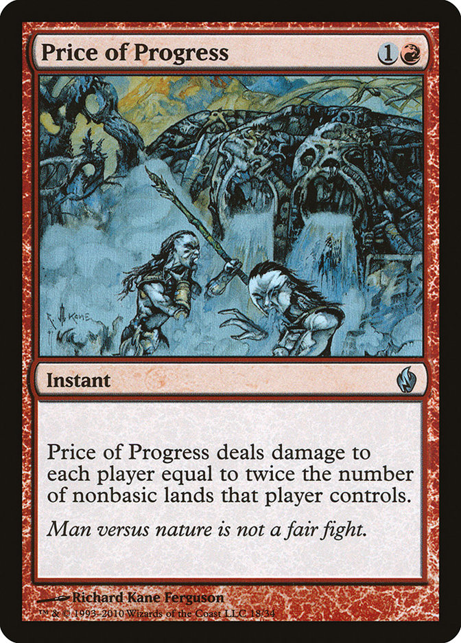 Price of Progress [Premium Deck Series: Fire and Lightning] | Dragon's Lair Comics and Fantasy Houston TX