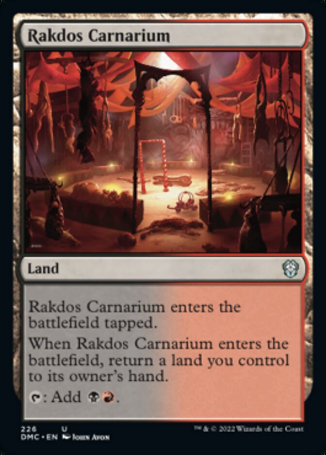 Rakdos Carnarium [Dominaria United Commander] | Dragon's Lair Comics and Fantasy Houston TX