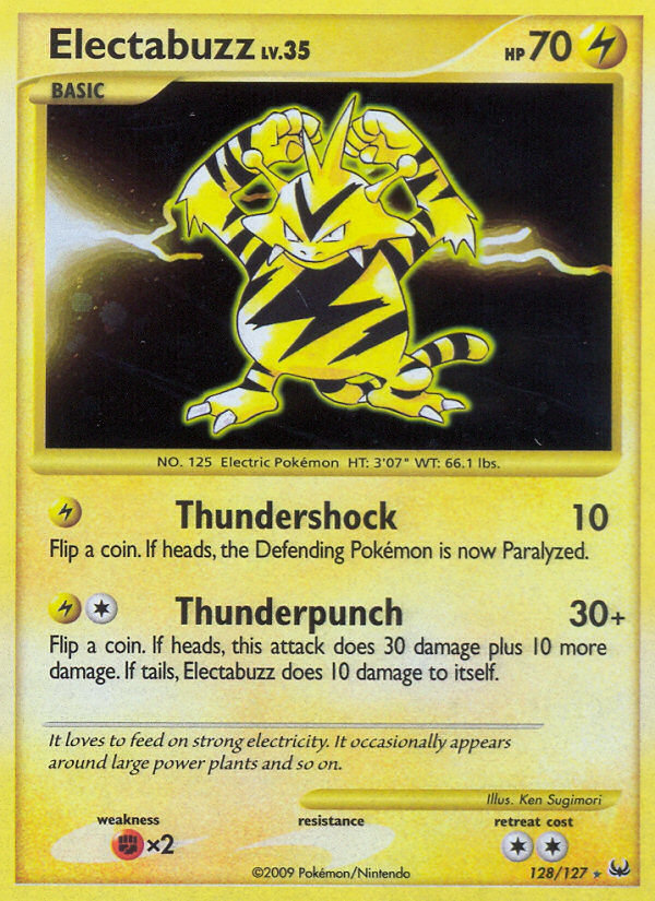 Electabuzz (128/127) [Platinum: Base Set] | Dragon's Lair Comics and Fantasy Houston TX