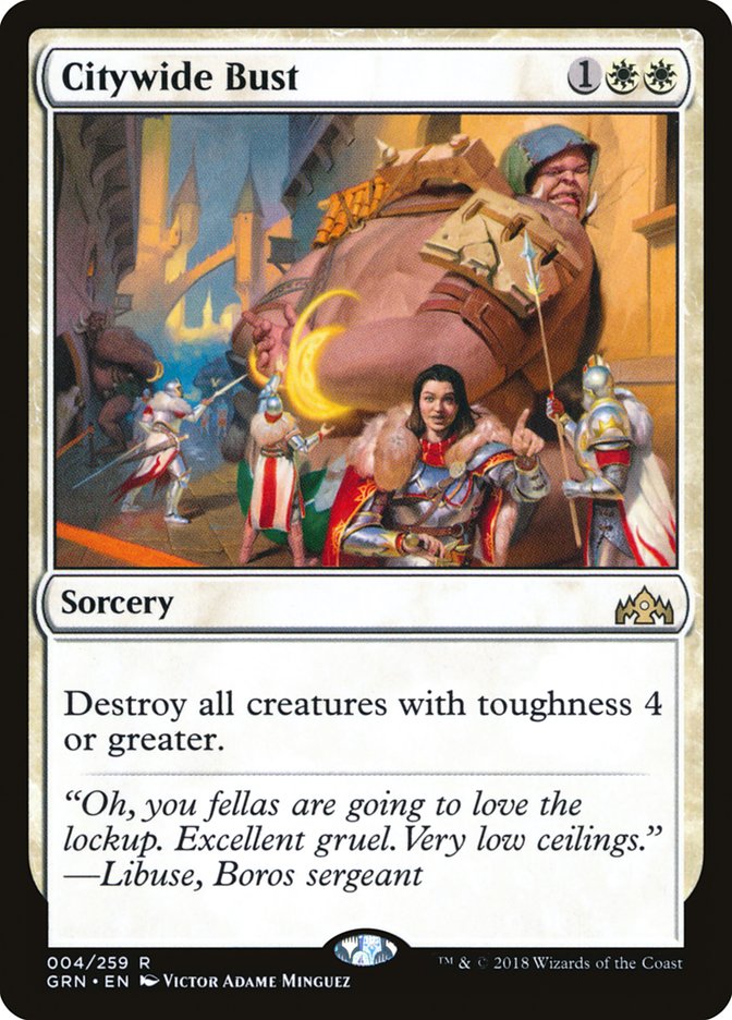 Citywide Bust [Guilds of Ravnica] | Dragon's Lair Comics and Fantasy Houston TX