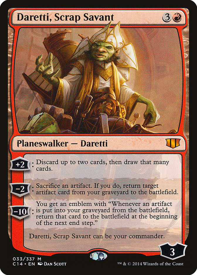 Daretti, Scrap Savant [Commander 2014] | Dragon's Lair Comics and Fantasy Houston TX