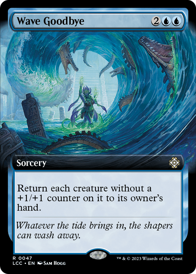 Wave Goodbye (Extended Art) [The Lost Caverns of Ixalan Commander] | Dragon's Lair Comics and Fantasy Houston TX