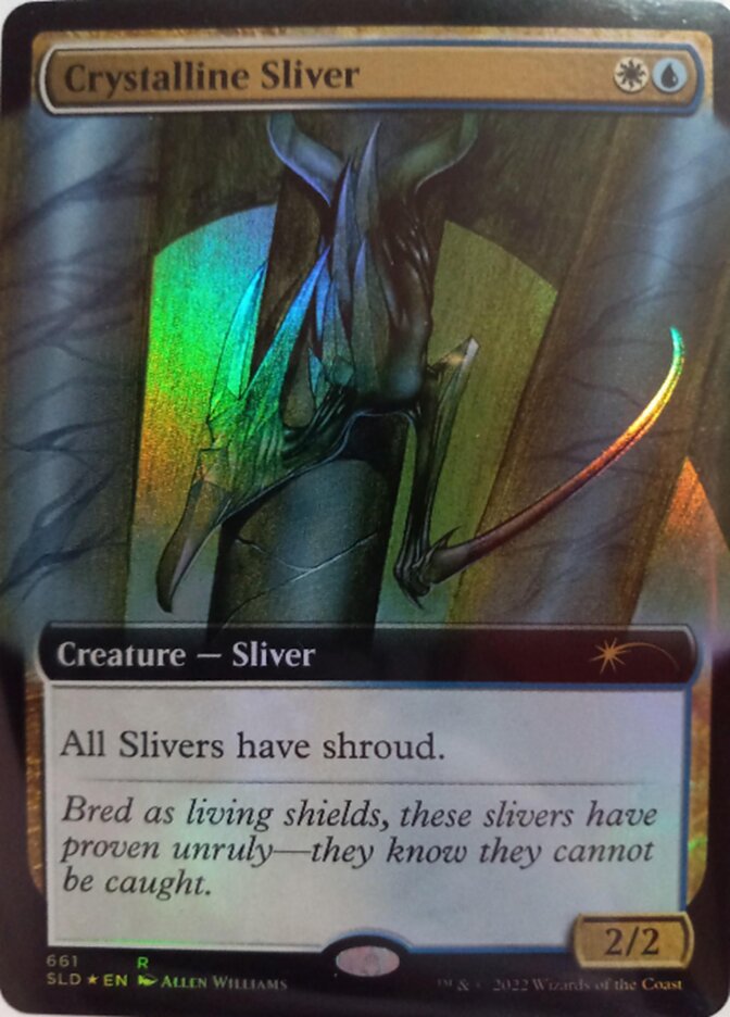 Crystalline Sliver (Extended Art) [Secret Lair Drop Promos] | Dragon's Lair Comics and Fantasy Houston TX