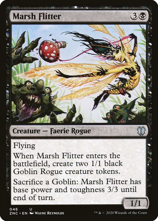 Marsh Flitter [Zendikar Rising Commander] | Dragon's Lair Comics and Fantasy Houston TX