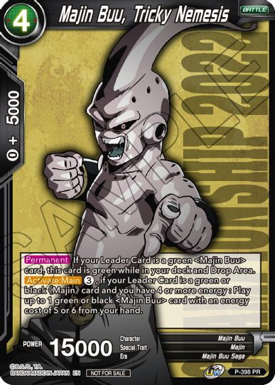 Majin Buu, Tricky Nemesis (P-398) [Promotion Cards] | Dragon's Lair Comics and Fantasy Houston TX