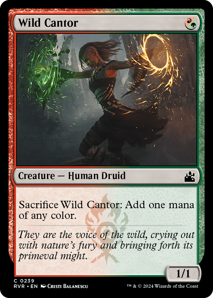 Wild Cantor [Ravnica Remastered] | Dragon's Lair Comics and Fantasy Houston TX