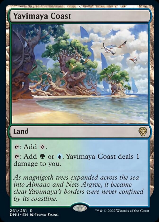 Yavimaya Coast [Dominaria United] | Dragon's Lair Comics and Fantasy Houston TX