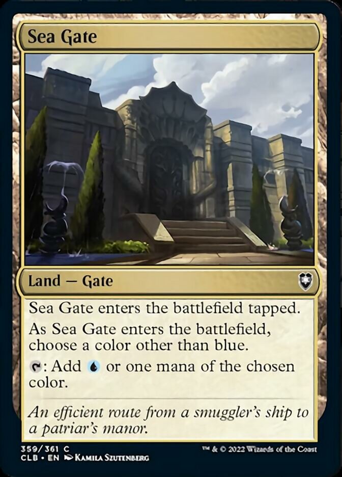 Sea Gate [Commander Legends: Battle for Baldur's Gate] | Dragon's Lair Comics and Fantasy Houston TX