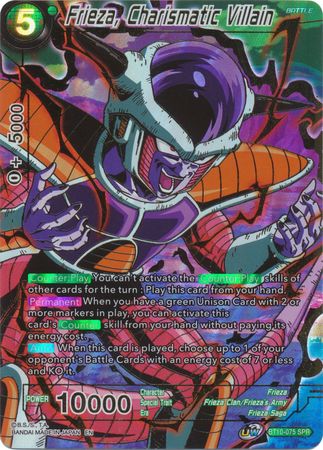 Frieza, Charismatic Villain (SPR) (BT10-075) [Rise of the Unison Warrior] | Dragon's Lair Comics and Fantasy Houston TX