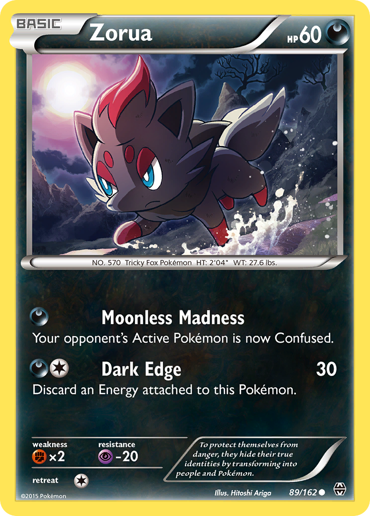 Zorua (89/162) [XY: BREAKthrough] | Dragon's Lair Comics and Fantasy Houston TX