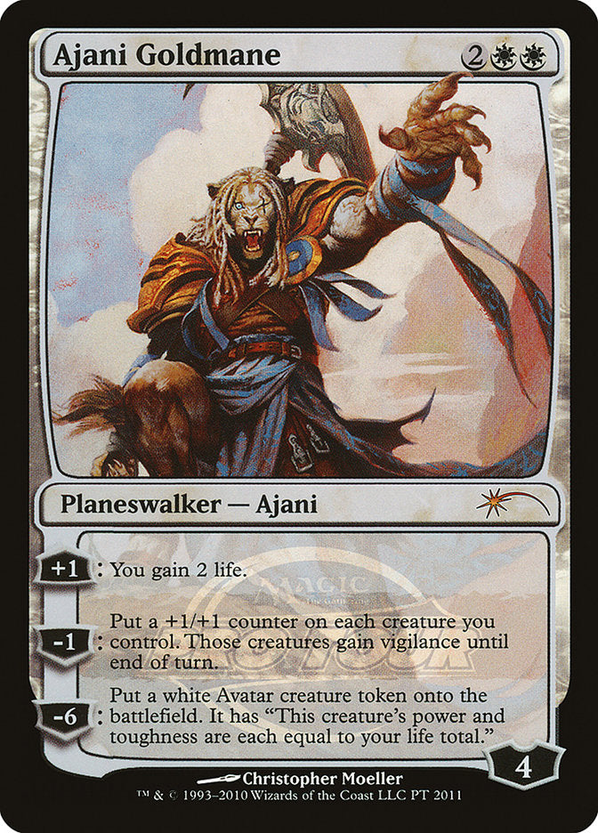 Ajani Goldmane (Pro Tour) [Pro Tour Promos] | Dragon's Lair Comics and Fantasy Houston TX