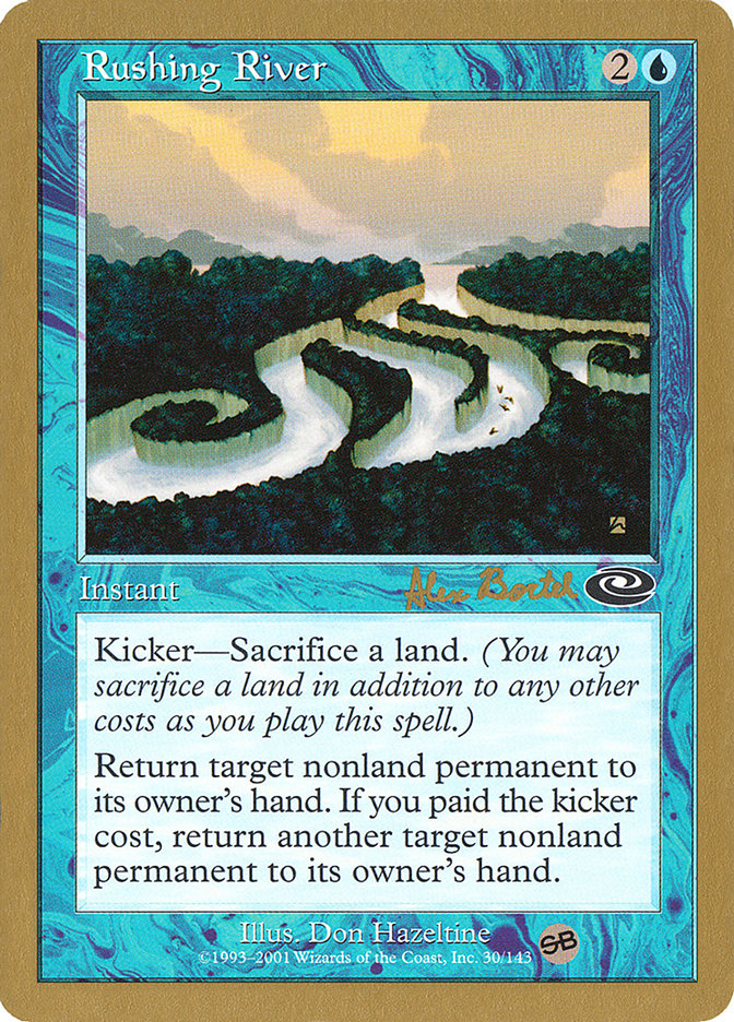 Rushing River (Alex Borteh) (SB) [World Championship Decks 2001] | Dragon's Lair Comics and Fantasy Houston TX