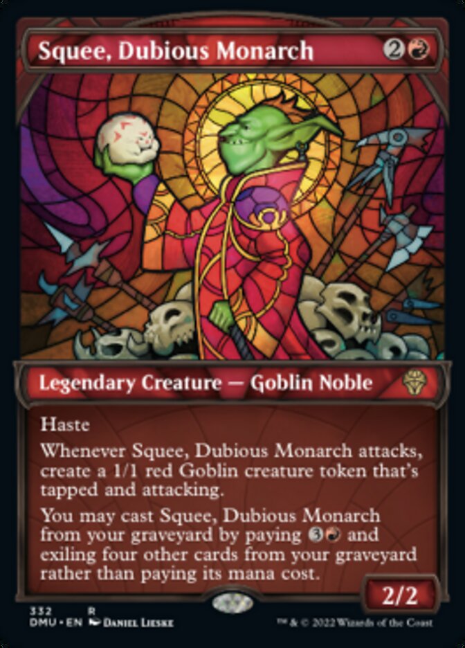 Squee, Dubious Monarch (Showcase Textured) [Dominaria United] | Dragon's Lair Comics and Fantasy Houston TX