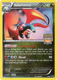 Salamence (8/20) (Regional Championship Promo Staff) [Black & White: Dragon Vault] | Dragon's Lair Comics and Fantasy Houston TX