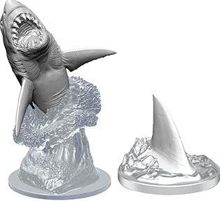 WizKids Deep Cuts Unpainted Miniatures: W9 Shark | Dragon's Lair Comics and Fantasy Houston TX