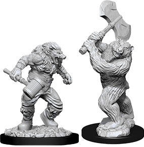 Wizkids Dungeons and Dragons Nolzur`s Marvelous Unpainted Miniatures: W9 Wereboar & Werebear | Dragon's Lair Comics and Fantasy Houston TX