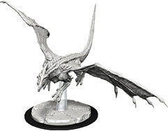 Wizkids Dungeons and Dragons Nolzur`s Marvelous Unpainted Miniatures: W9 Young White Dragon | Dragon's Lair Comics and Fantasy Houston TX