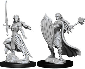 Wizkids Dungeons and Dragons Nolzur`s Marvelous Unpainted Miniatures: W9 Female Elf Paladin | Dragon's Lair Comics and Fantasy Houston TX