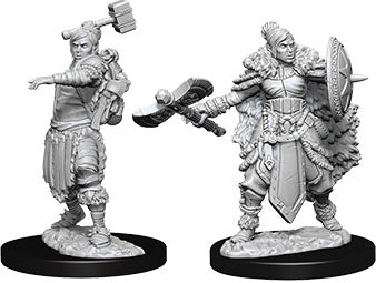 Wizkids Dungeons and Dragons Nolzur`s Marvelous Unpainted Miniatures: W9 Female Half-Orc Barbarian | Dragon's Lair Comics and Fantasy Houston TX