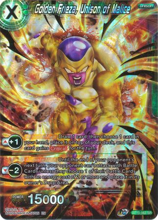 Golden Frieza, Unison of Malice (BT10-063) [Rise of the Unison Warrior] | Dragon's Lair Comics and Fantasy Houston TX