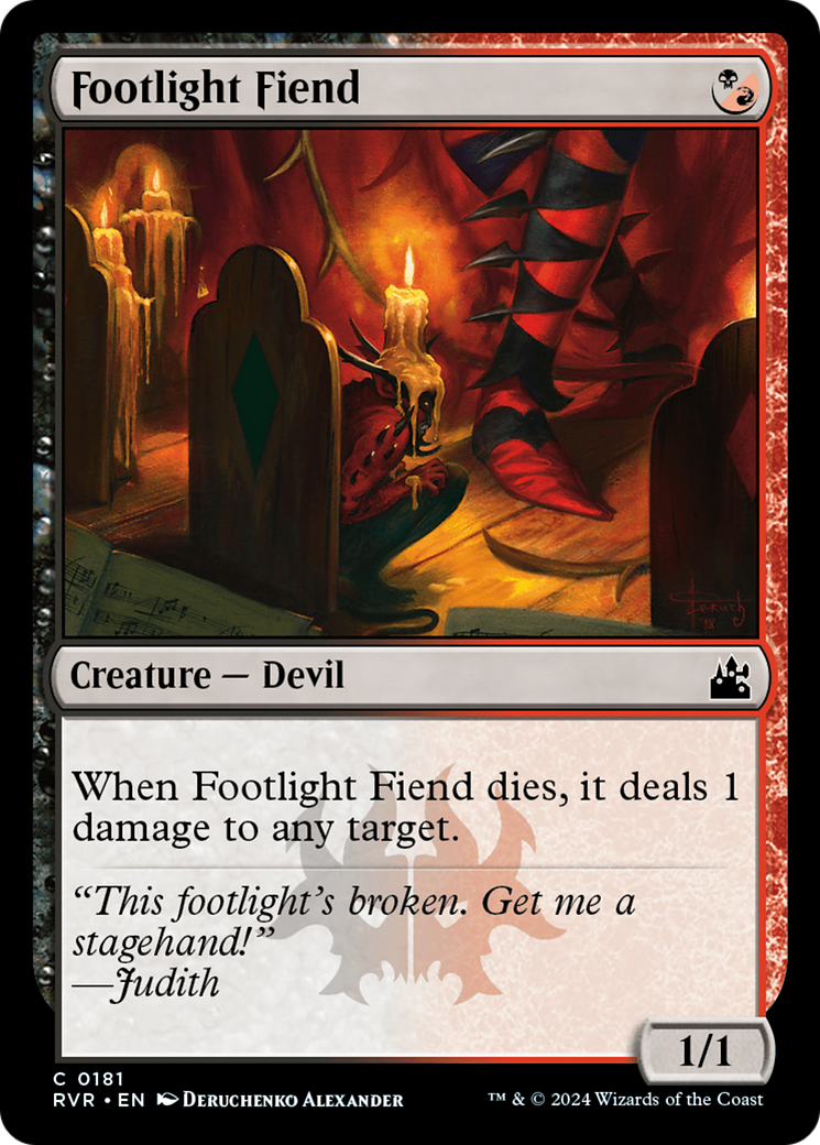 Footlight Fiend [Ravnica Remastered] | Dragon's Lair Comics and Fantasy Houston TX